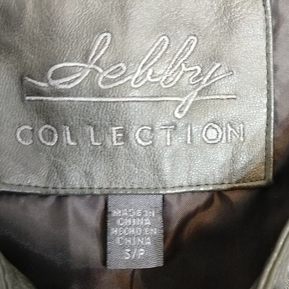 Sebby Collection Gray Faux Leather Moto Jacket - Picture 4 of 10